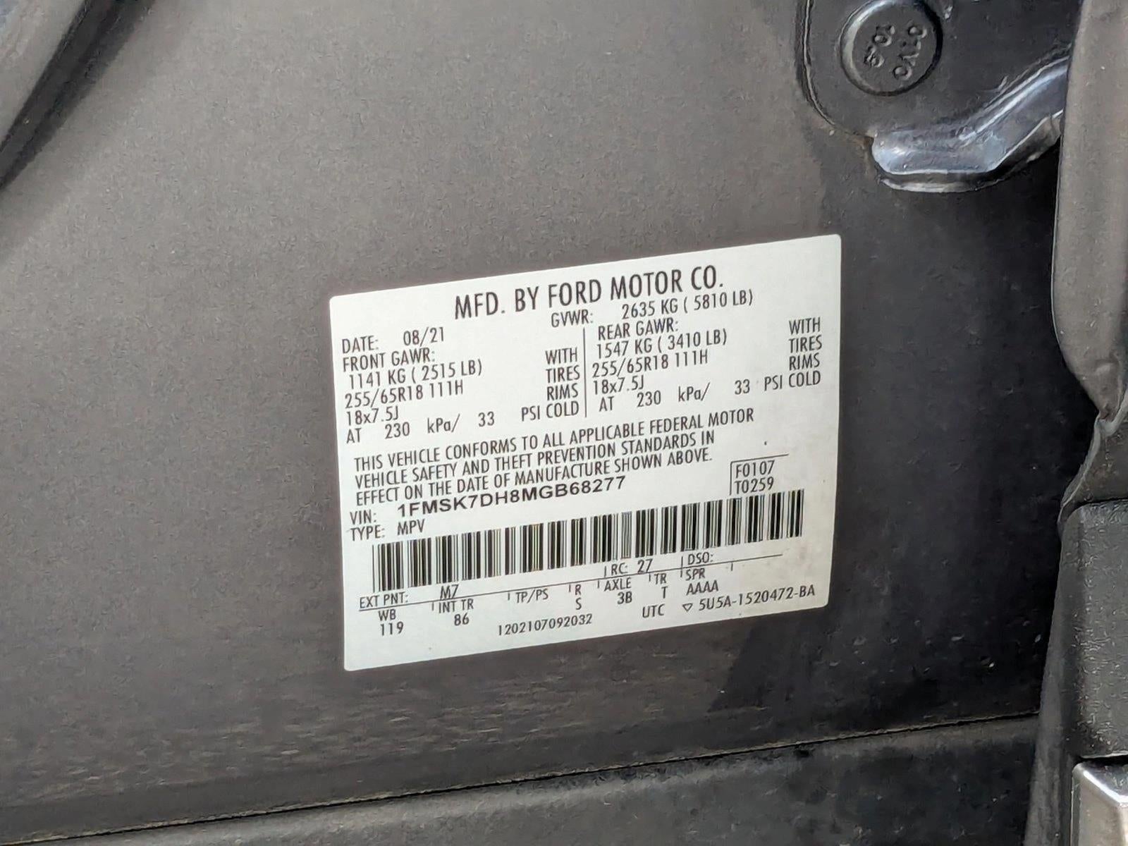 2021 Ford Explorer XLT RWD