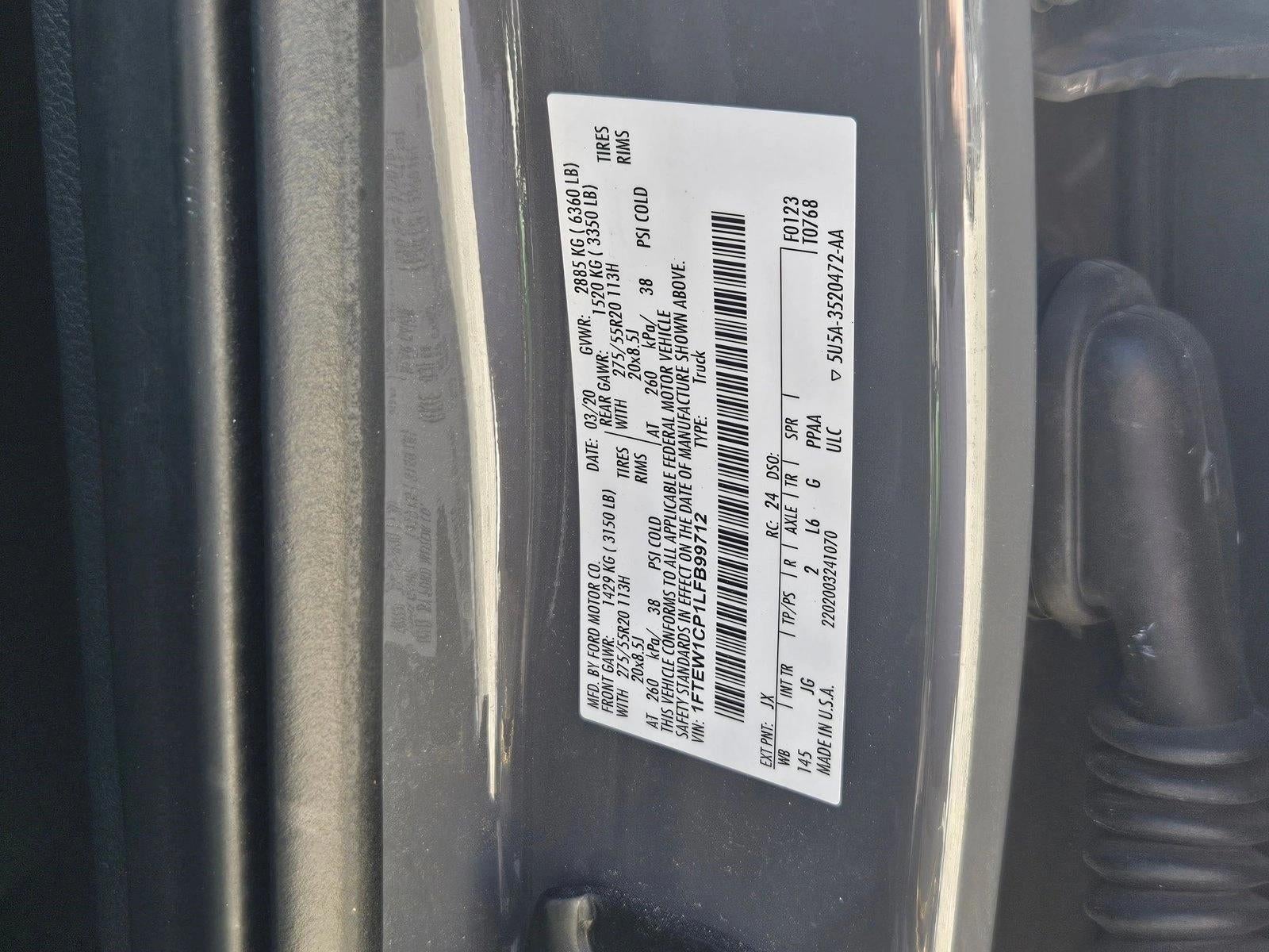 2020 Ford F-150 XL 2WD SuperCrew 5.5' Box