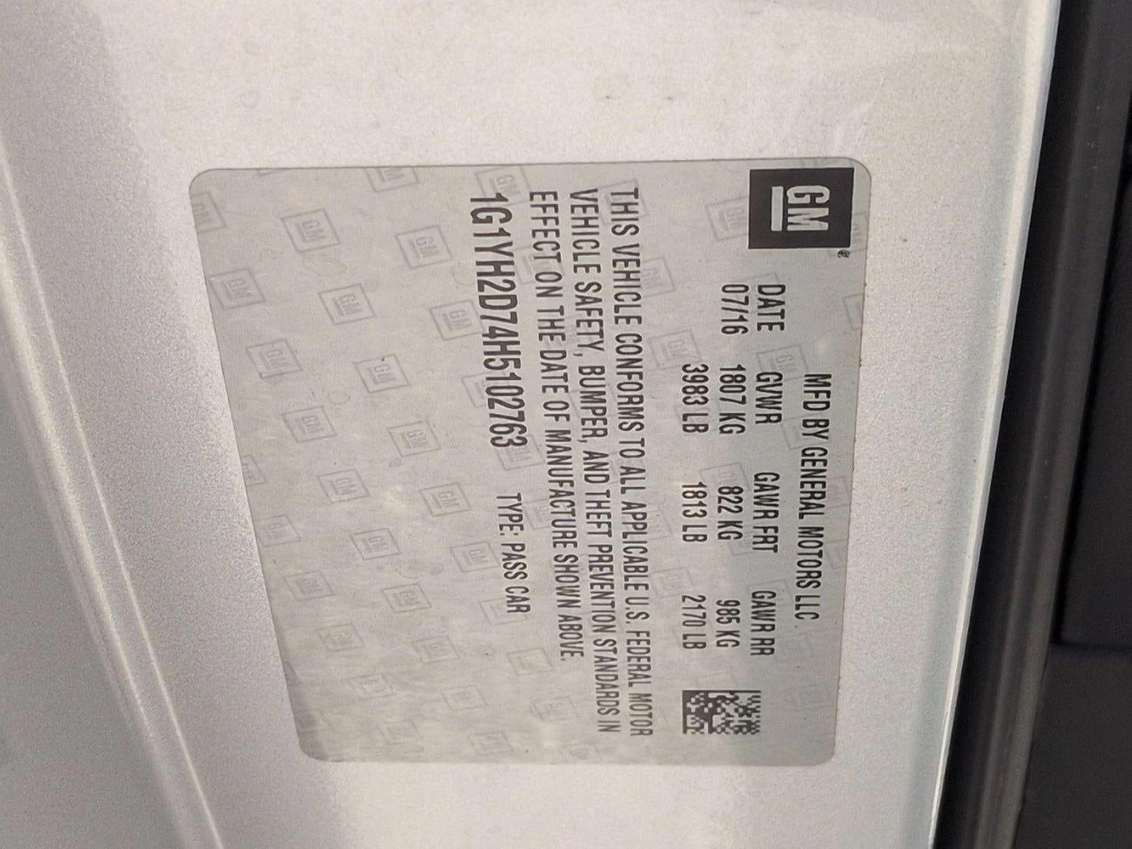 2017 Chevrolet Corvette Stingray Coupe Z51 1LT