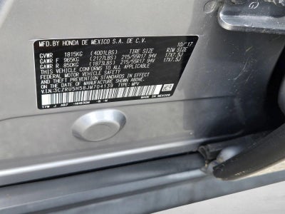 2018 Honda HR-V EX 2WD CVT