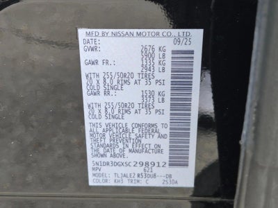 2025 Nissan Pathfinder Platinum 2WD