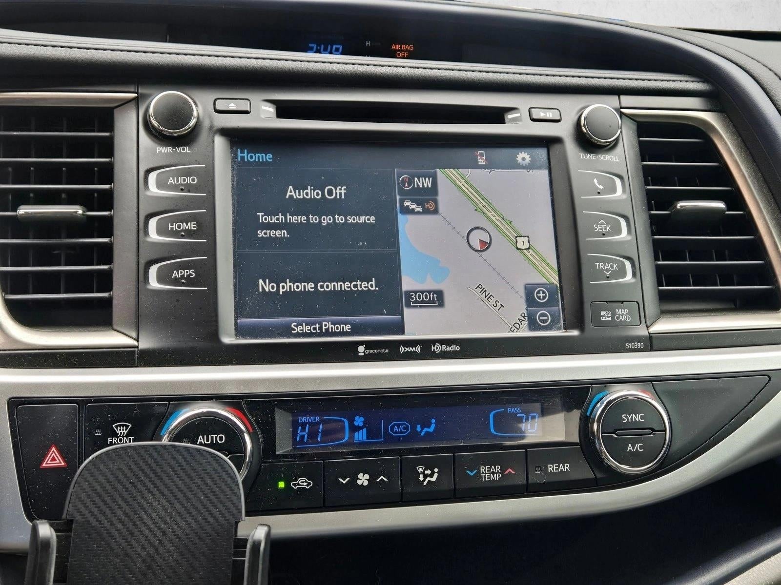 2019 Toyota Highlander Hybrid XLE V6 AWD (Natl)