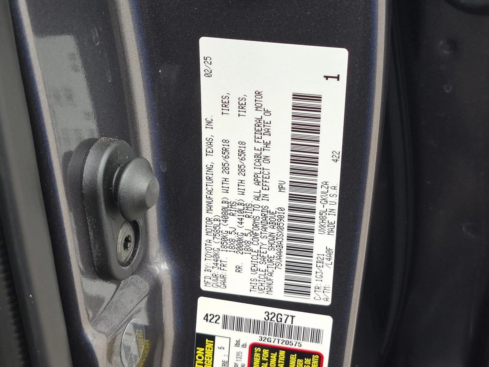 2025 Toyota Sequoia TRD Pro 4WD (Natl)