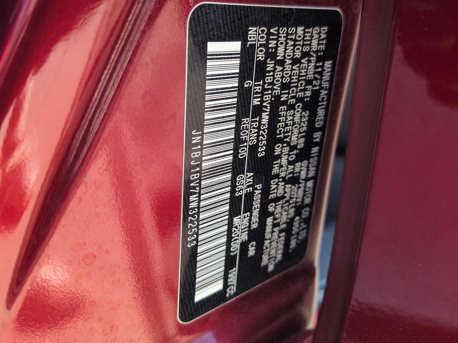 2021 Nissan Rogue Sport FWD SV