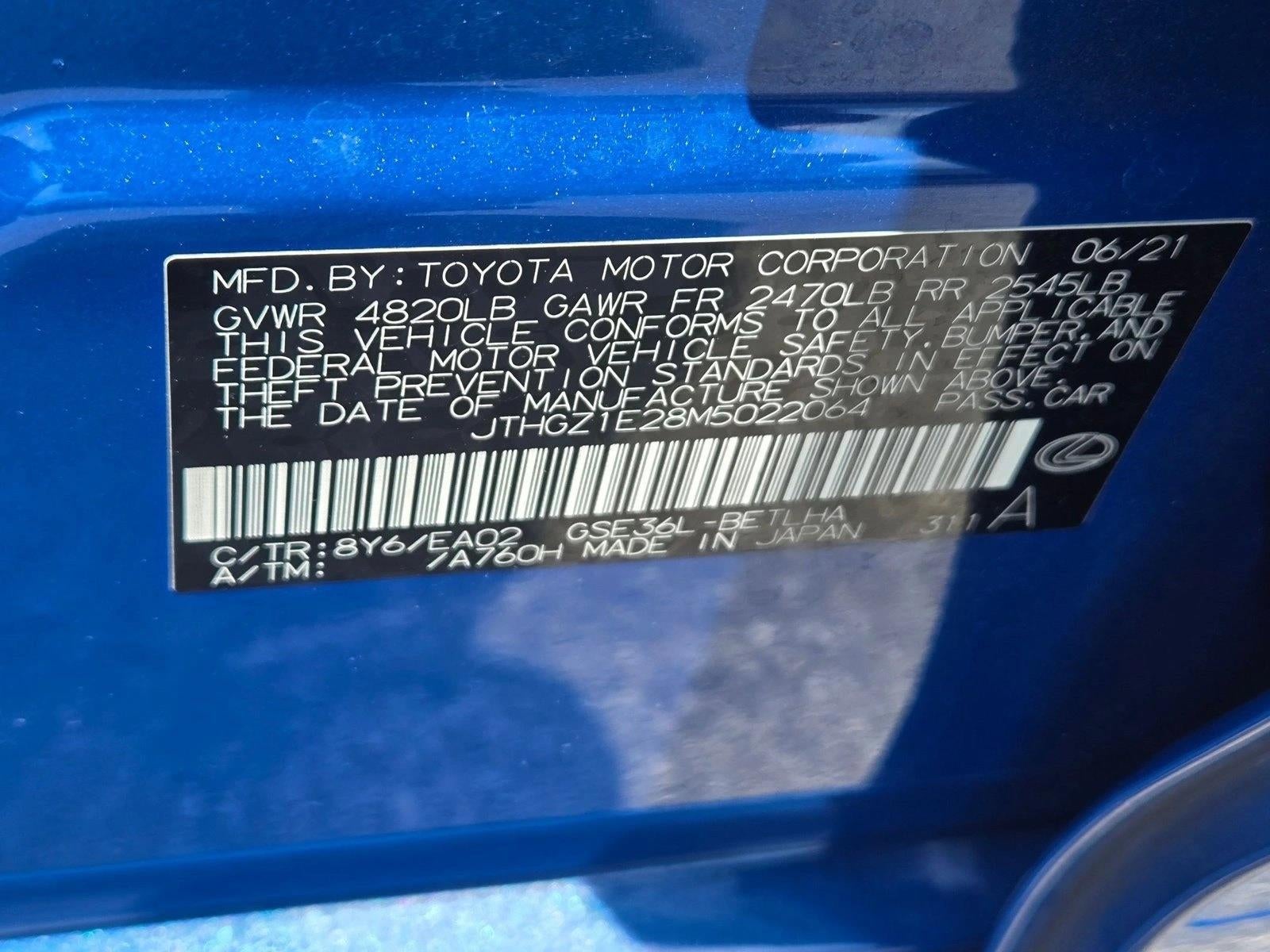 2021 Lexus IS 350 F SPORT AWD