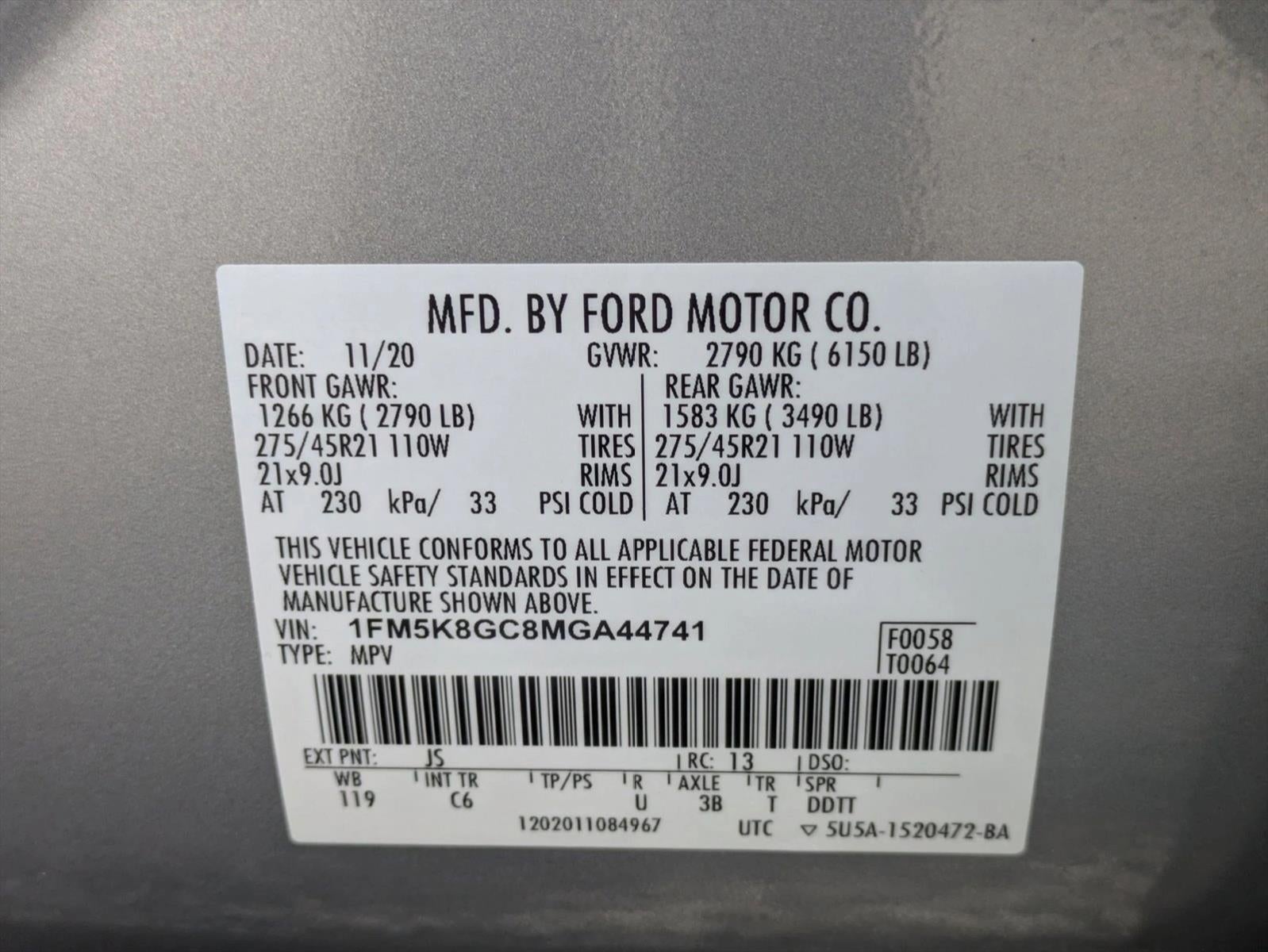 2021 Ford Explorer ST 4WD