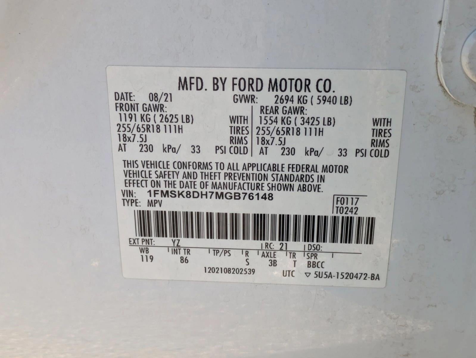 2021 Ford Explorer XLT 4WD