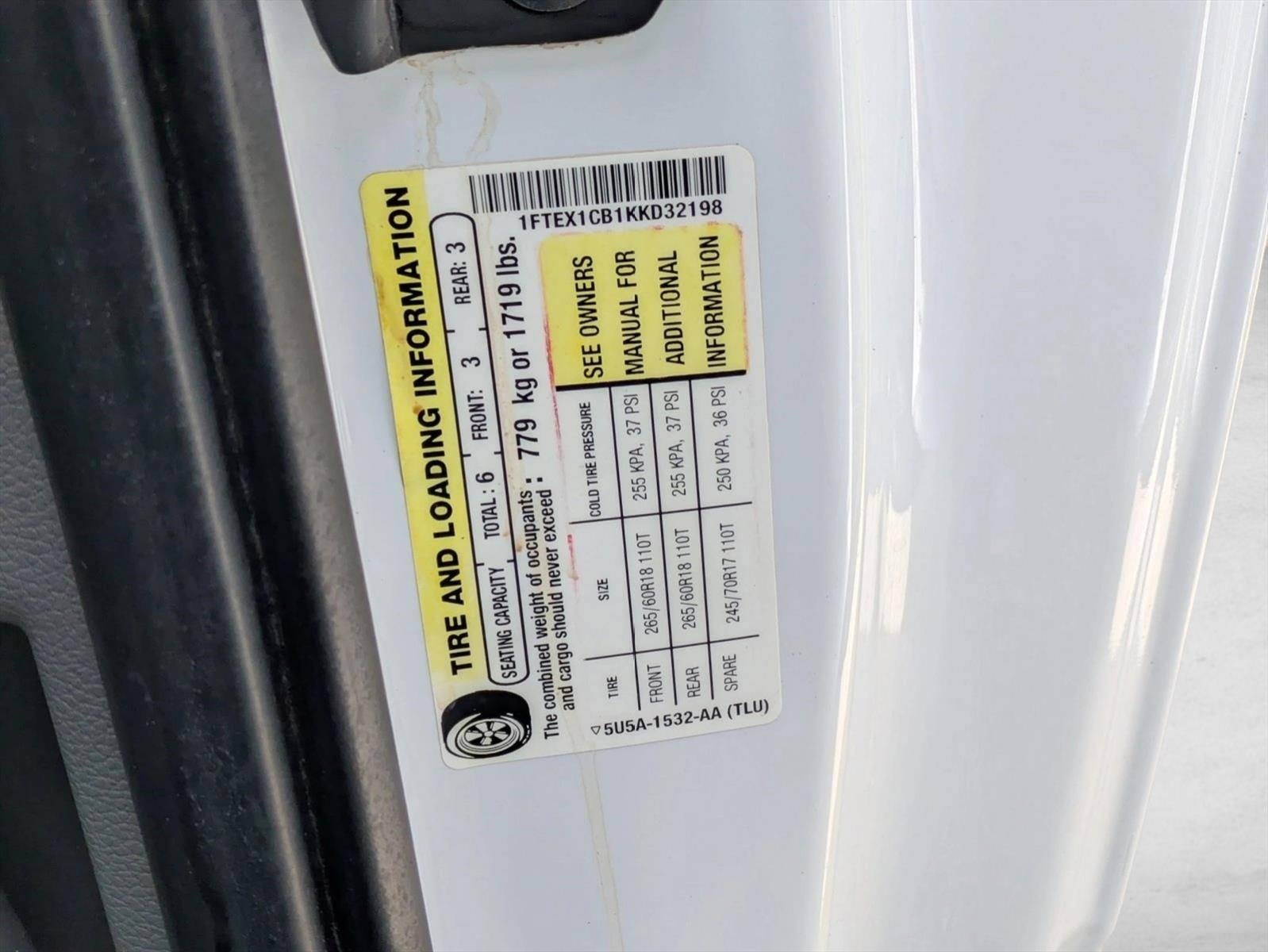 2019 Ford F-150 XLT 2WD SuperCab 6.5' Box