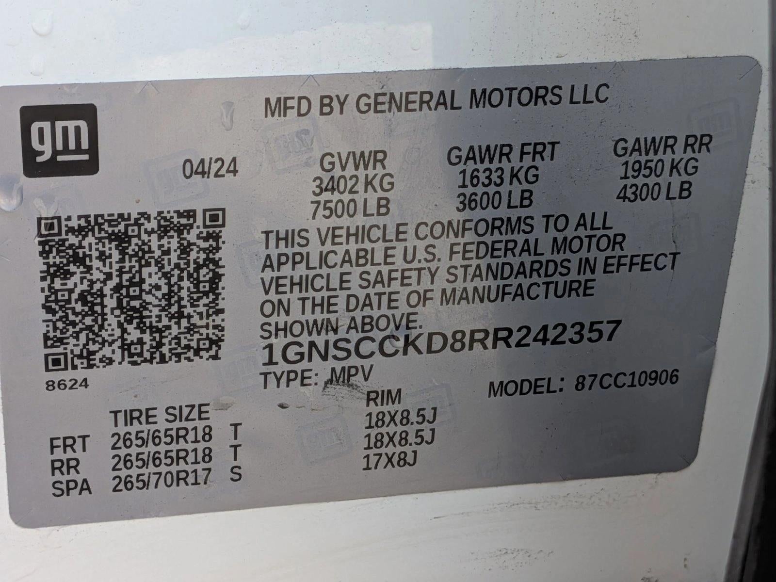 2024 Chevrolet Suburban 2WD LT