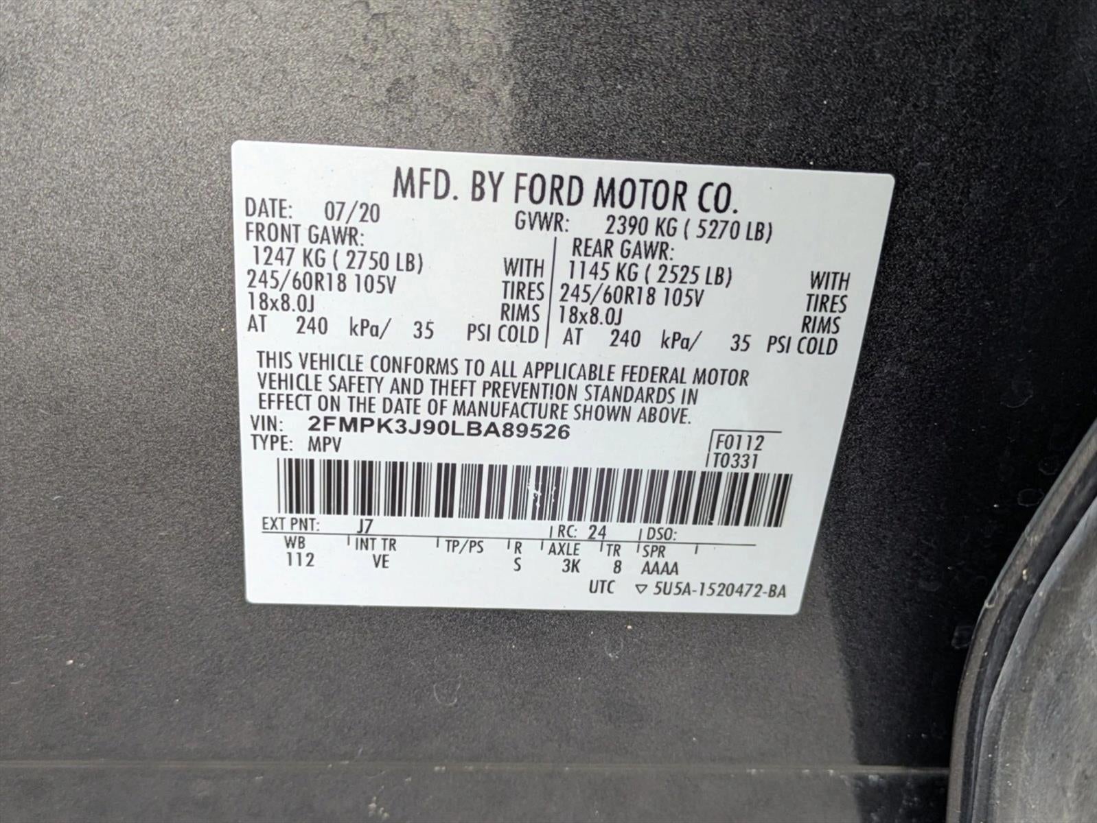 2020 Ford Edge SEL FWD