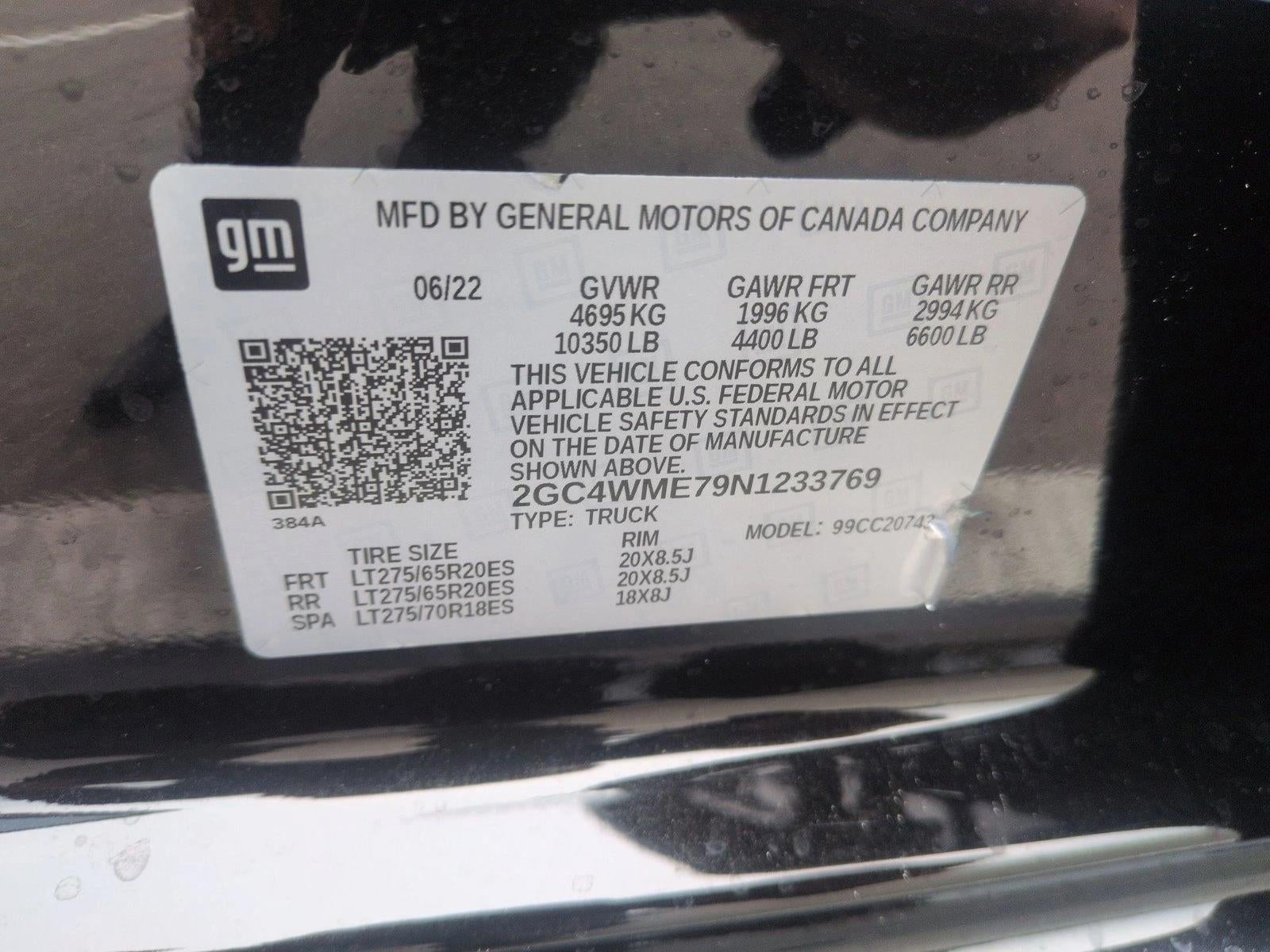 2022 Chevrolet Silverado 2500 HD Crew Cab Standard Box 2-Wheel Drive Custom