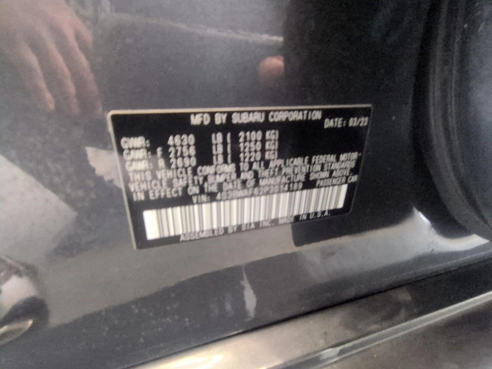 2023 Subaru Legacy Premium CVT