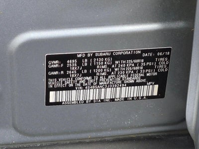 2018 Subaru Outback 2.5i Limited