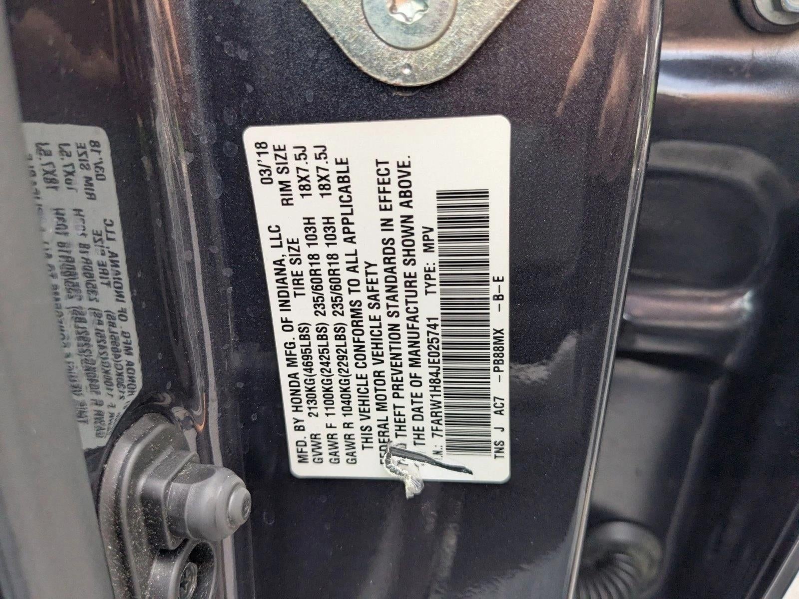 2018 Honda CR-V EX-L 2WD