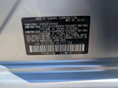 2019 Subaru Crosstrek 2.0i CVT