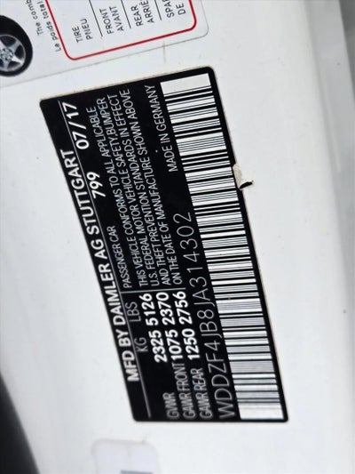 2018 Mercedes-Benz E-Class E 300 RWD Sedan