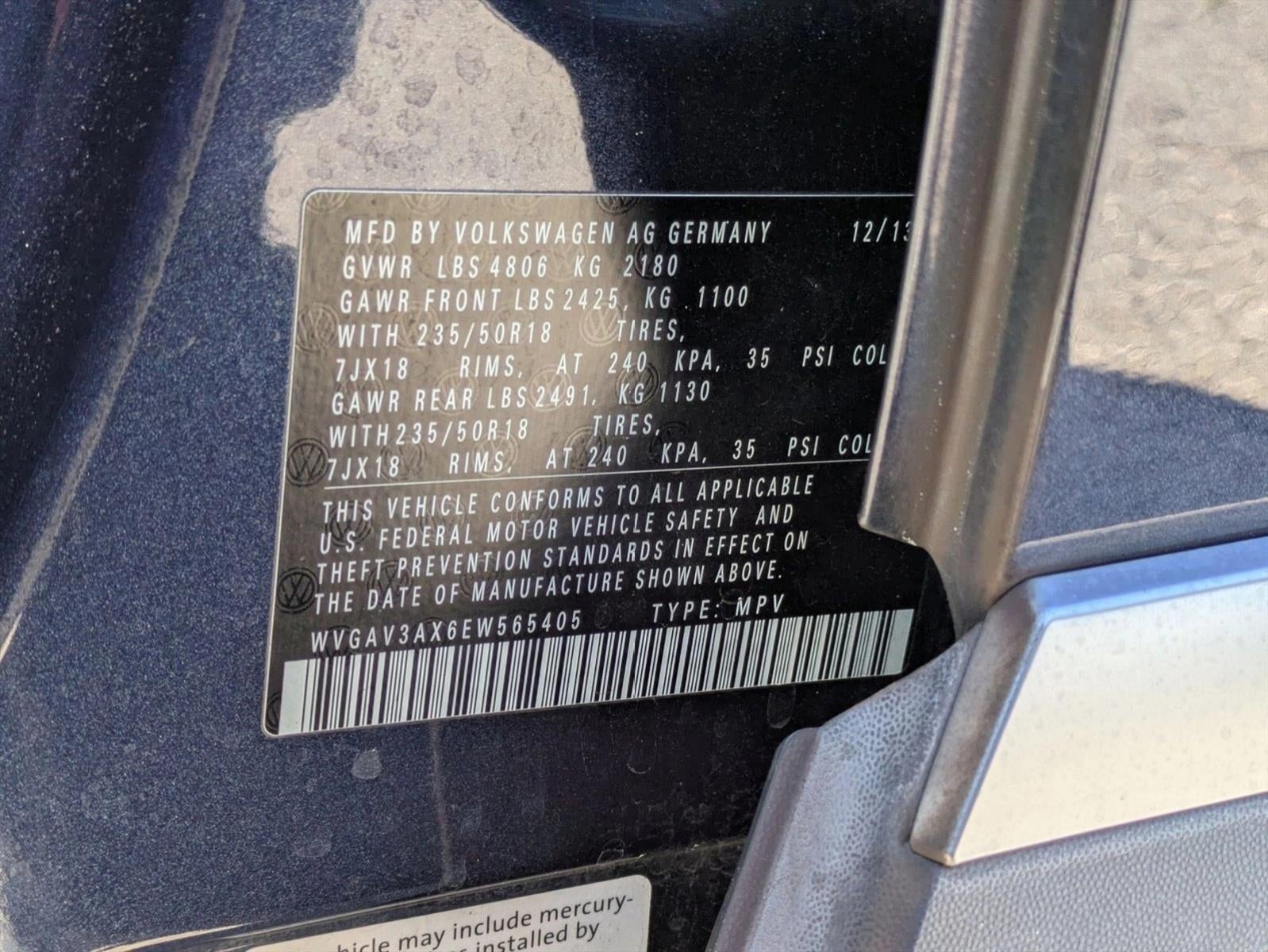 2014 Volkswagen Tiguan 2WD 4dr Auto SEL