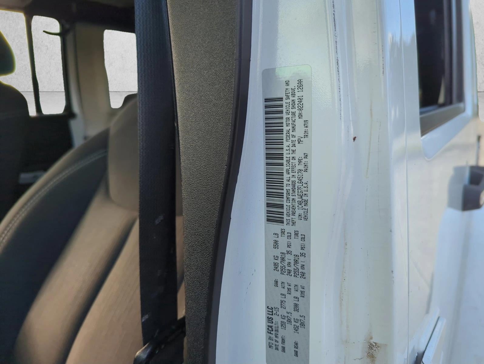 2015 Jeep Wrangler Unlimited 4WD 4dr Sahara