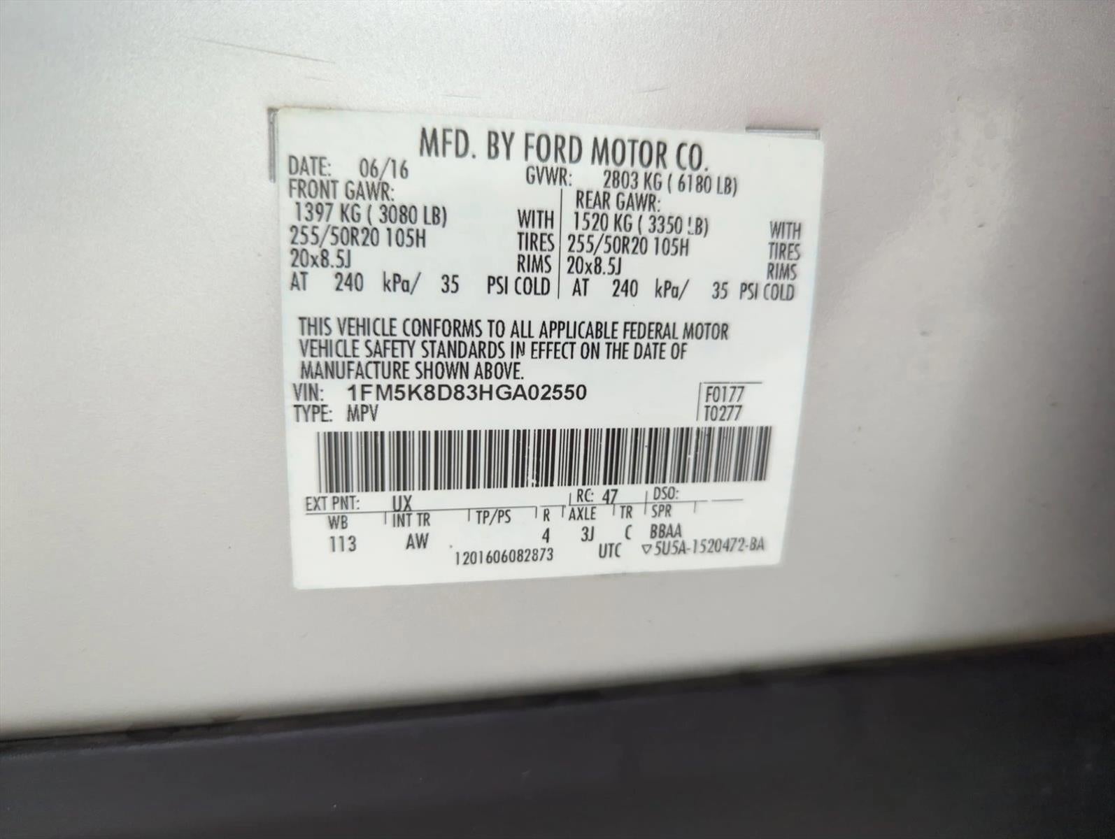 2017 Ford Explorer XLT 4WD