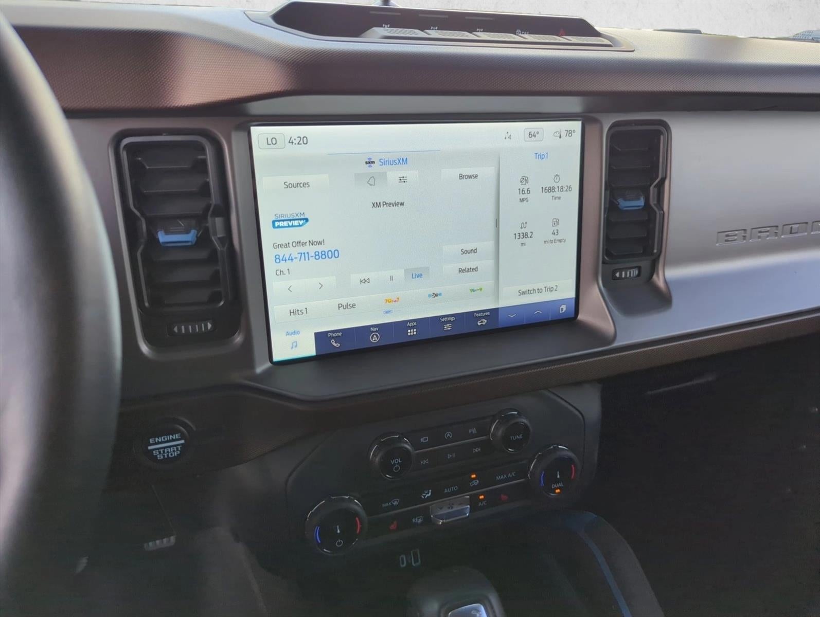 2022 Ford Bronco Outer Banks 4 Door Advanced 4x4