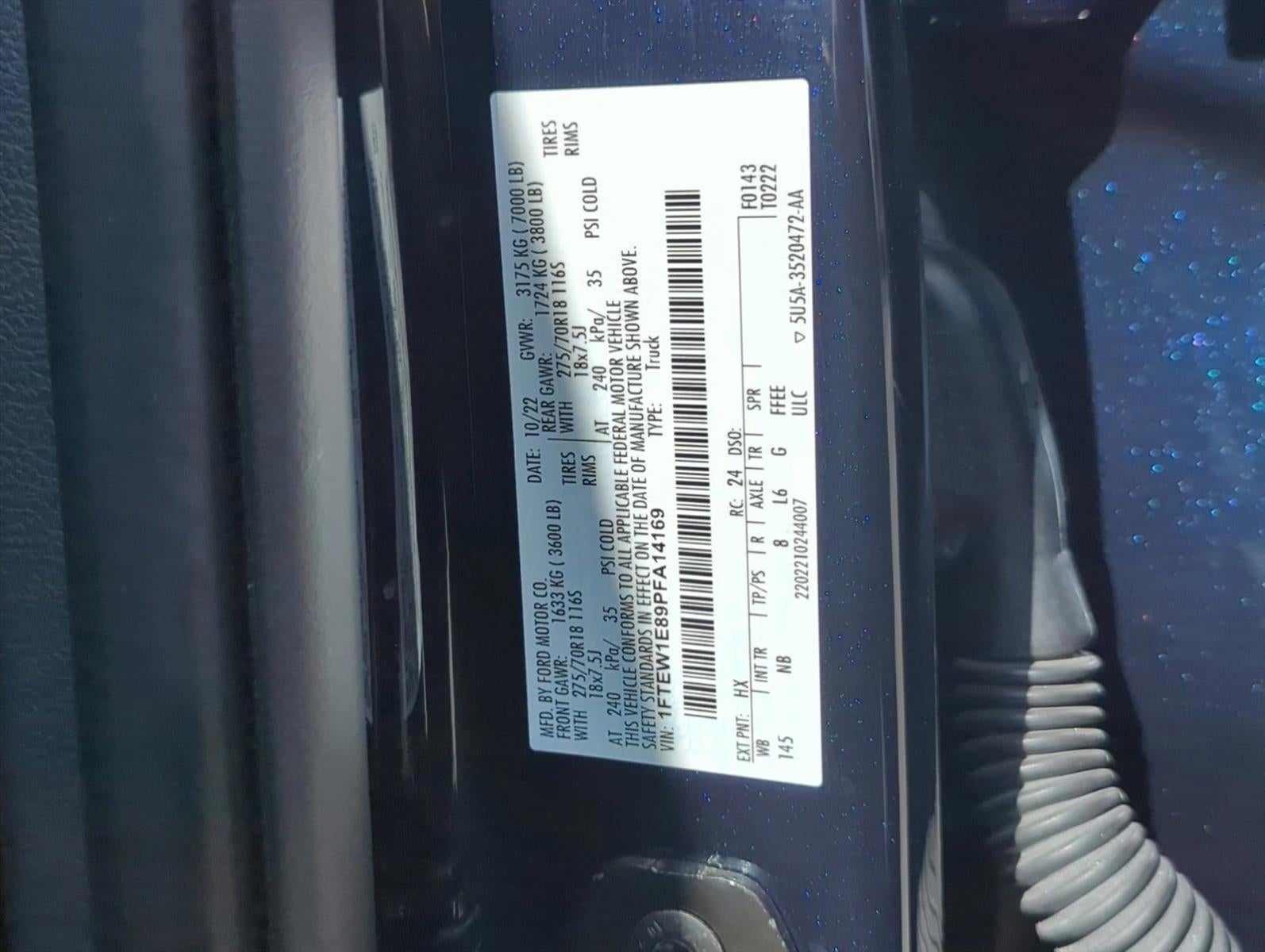 2023 Ford F-150 Tremor 4WD SuperCrew 5.5' Box