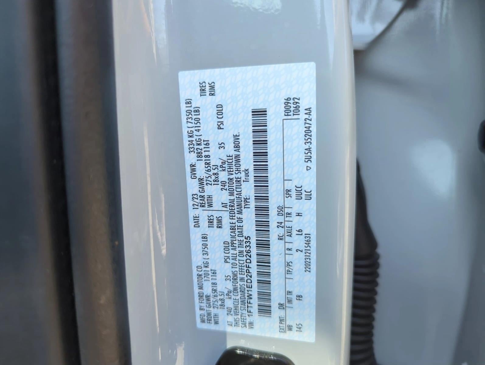 2023 Ford F-150 XLT 4WD SuperCrew 5.5' Box