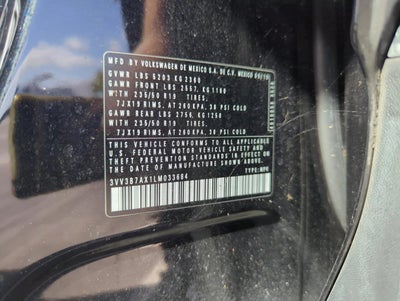 2020 Volkswagen Tiguan 2.0T SE FWD