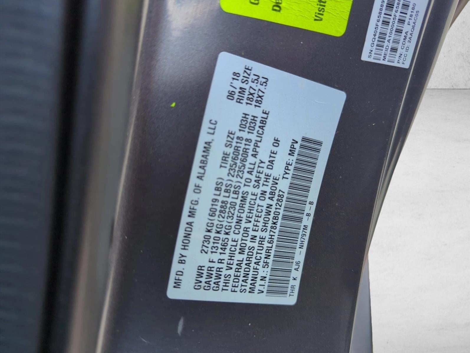 2019 Honda Odyssey EX-L Auto