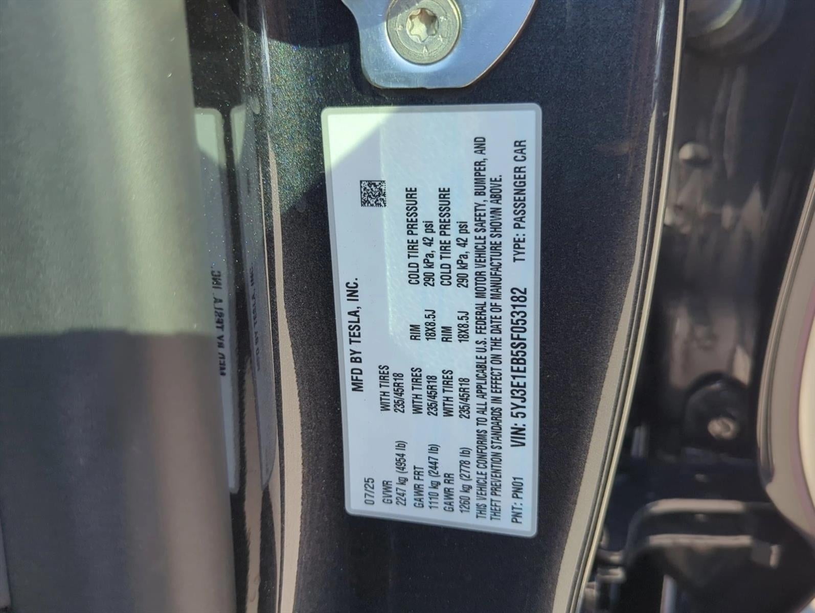 2025 Tesla Model 3 Long Range AWD