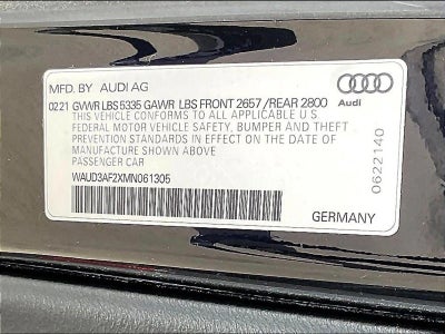 2021 Audi A6 Premium 45 TFSI quattro