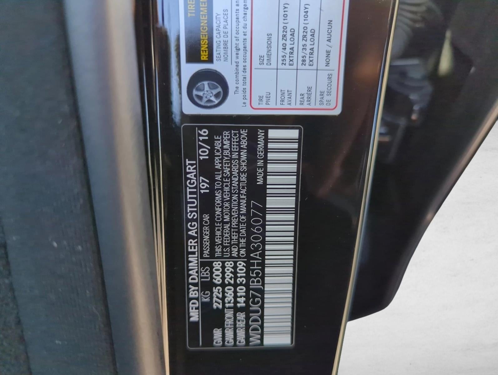 2017 Mercedes-Benz S-Class AMG® S 63 4MATIC® Sedan