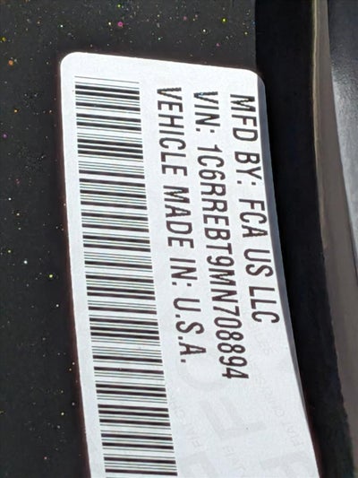 2021 RAM 1500 Big Horn 4x2 Quad Cab 6'4" Box