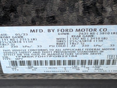 2023 Ford Explorer XLT RWD