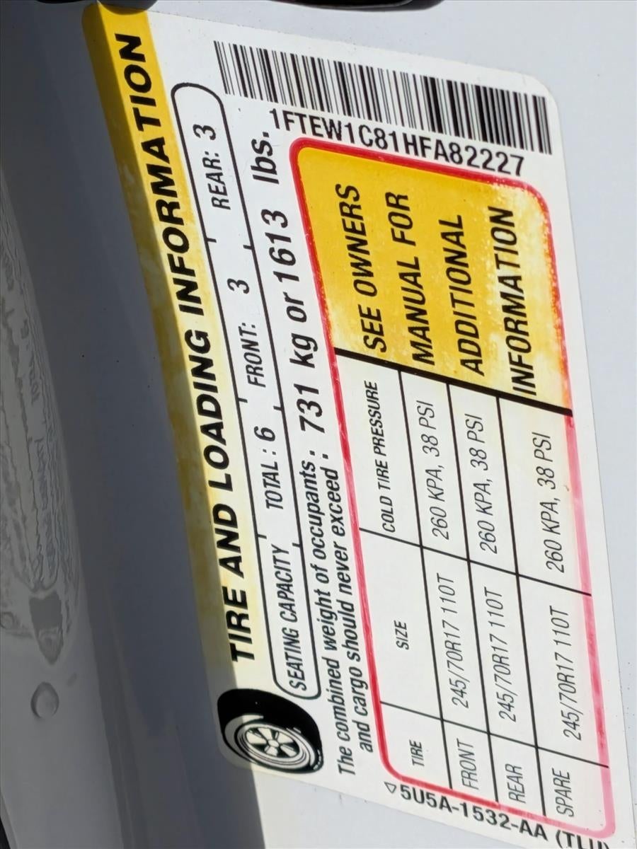 2017 Ford F-150 XLT 2WD SuperCrew 5.5' Box