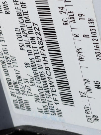 2017 Ford F-150 XLT 2WD SuperCrew 5.5' Box