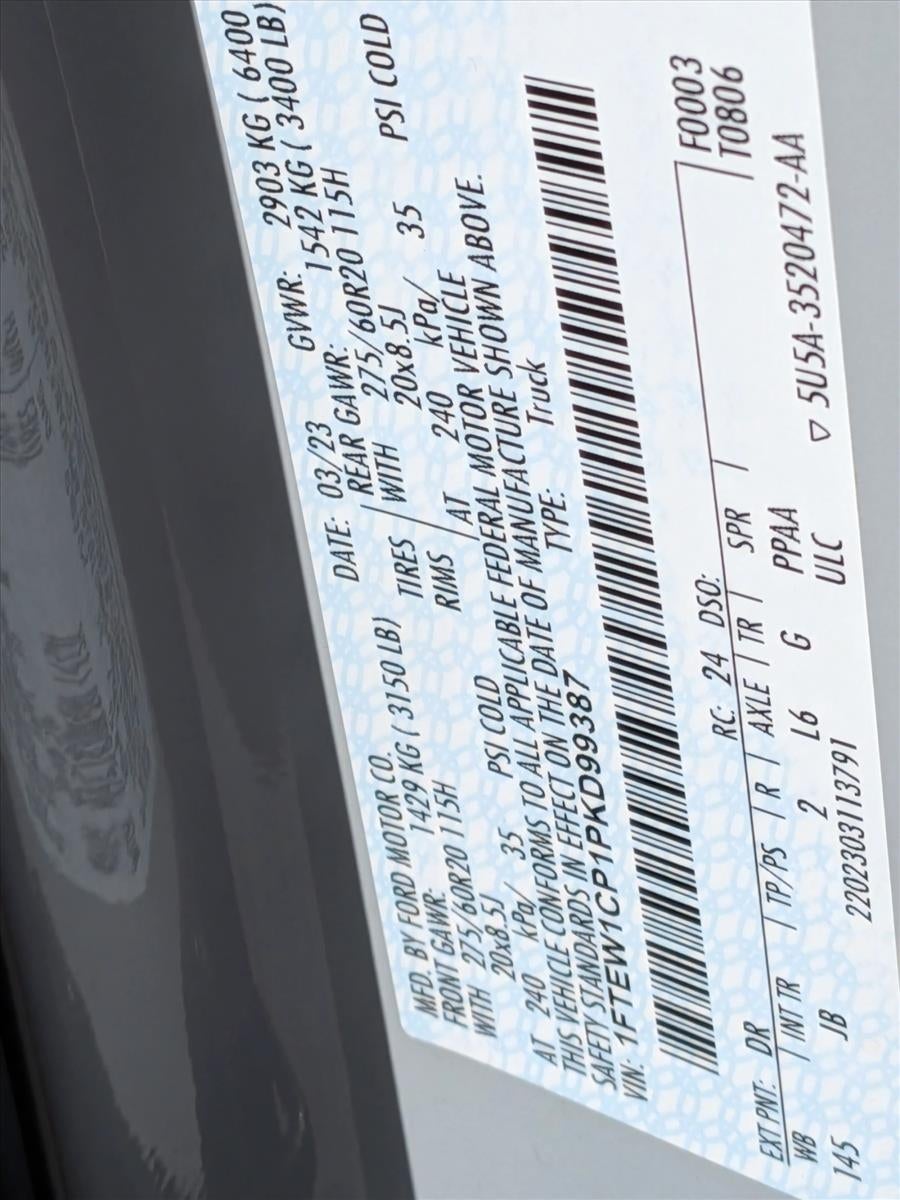 2023 Ford F-150 XL 2WD SuperCrew 5.5' Box