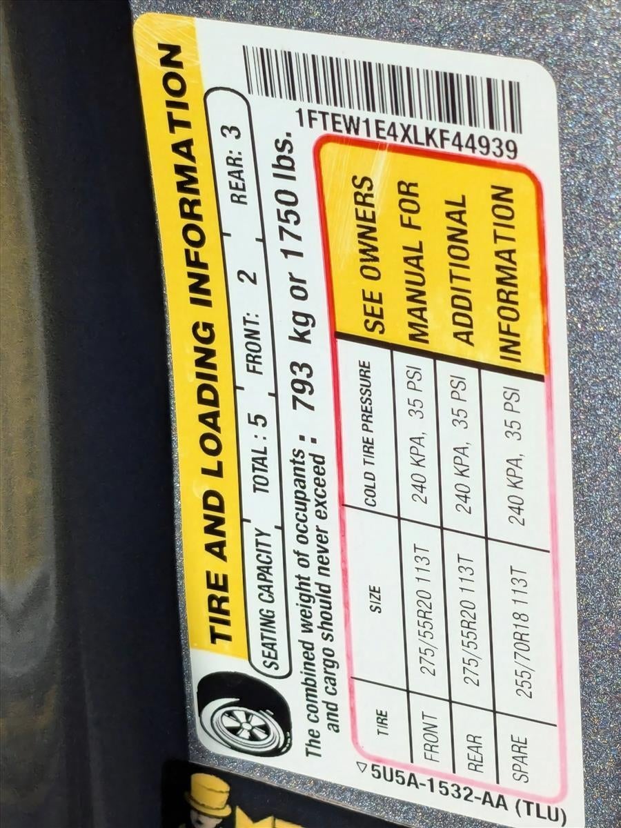 2020 Ford F-150 XLT 4WD SuperCrew 5.5' Box