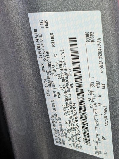 2024 Ford F-150 STX 2WD SuperCrew 5.5' Box