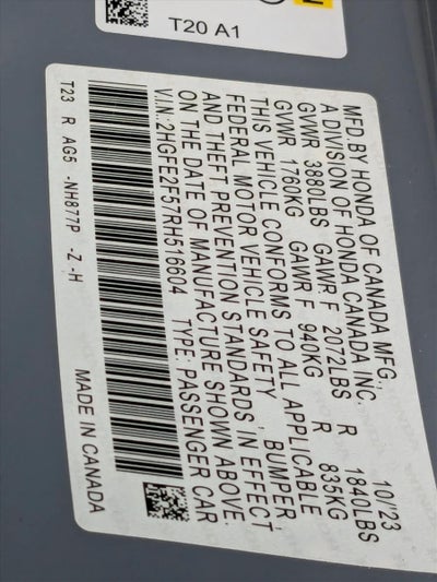 2024 Honda Civic Sedan Sport CVT