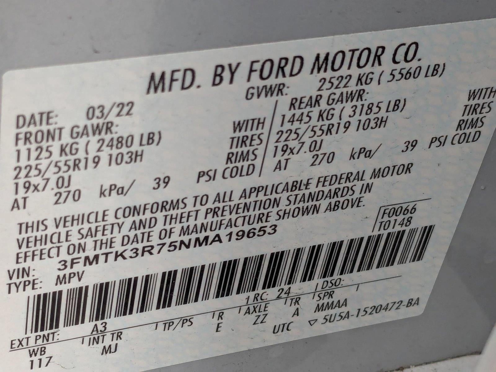 2022 Ford Mustang Mach-E Premium RWD