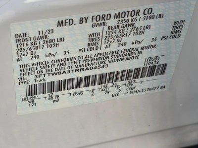 2024 Ford Maverick XL FWD SuperCrew