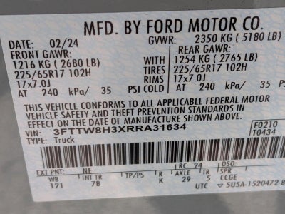 2024 Ford Maverick XLT FWD SuperCrew