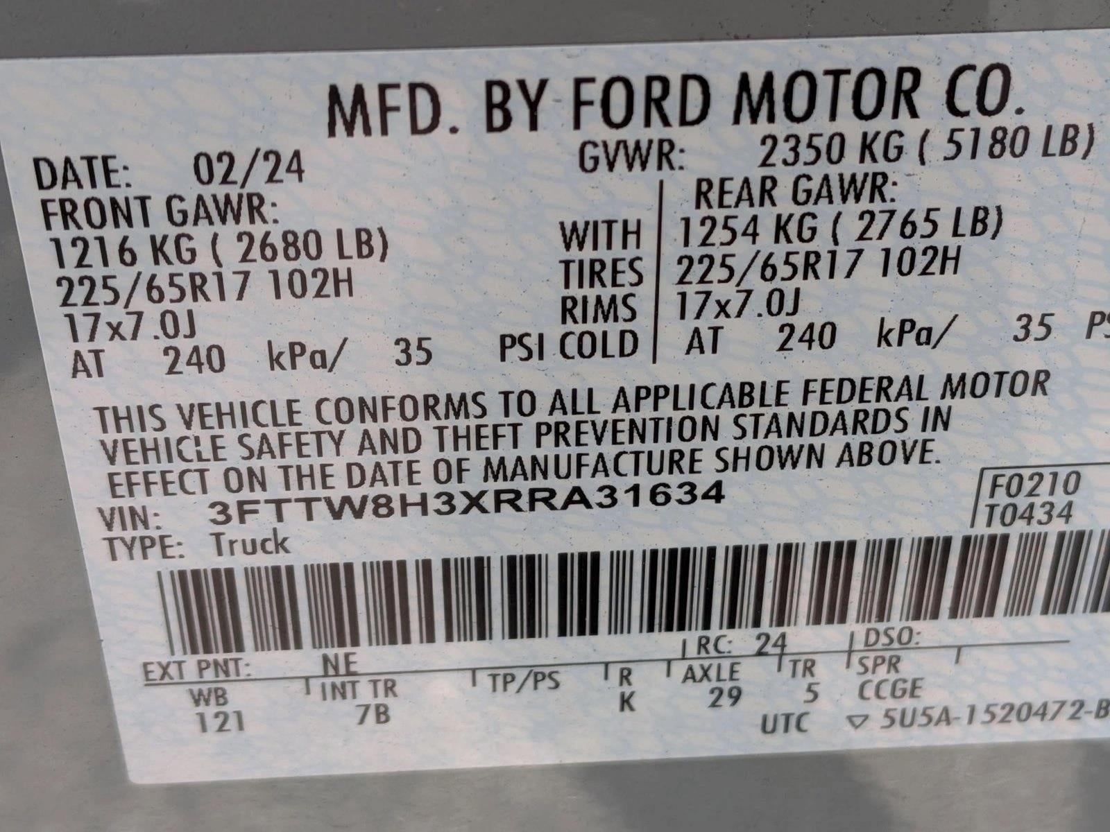 2024 Ford Maverick XLT FWD SuperCrew
