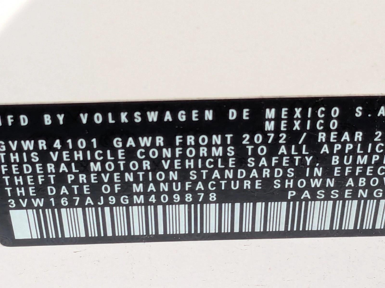 2016 Volkswagen Jetta 4dr Manual 1.4T S with Technology Sedan