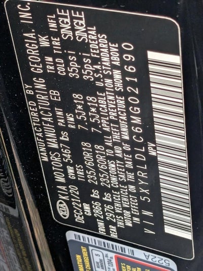 2021 Kia Sorento S AWD