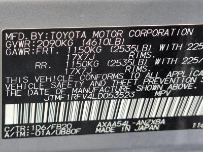 2020 Toyota RAV4 LE AWD (Natl)
