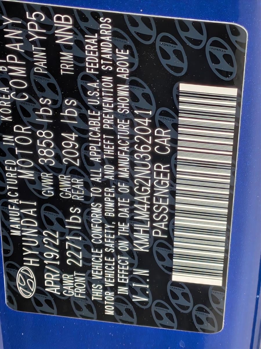 2022 Hyundai ELANTRA SEL IVT