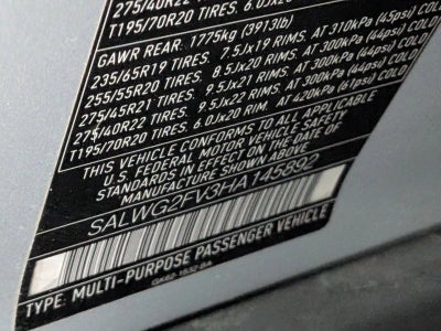 2017 Land Rover Range Rover Sport V6 Supercharged SE