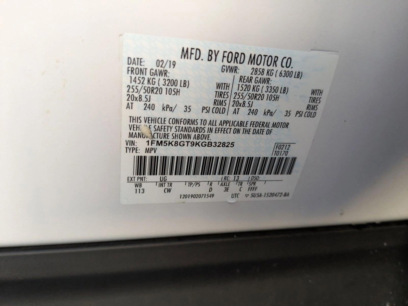 2019 Ford Explorer Sport 4WD