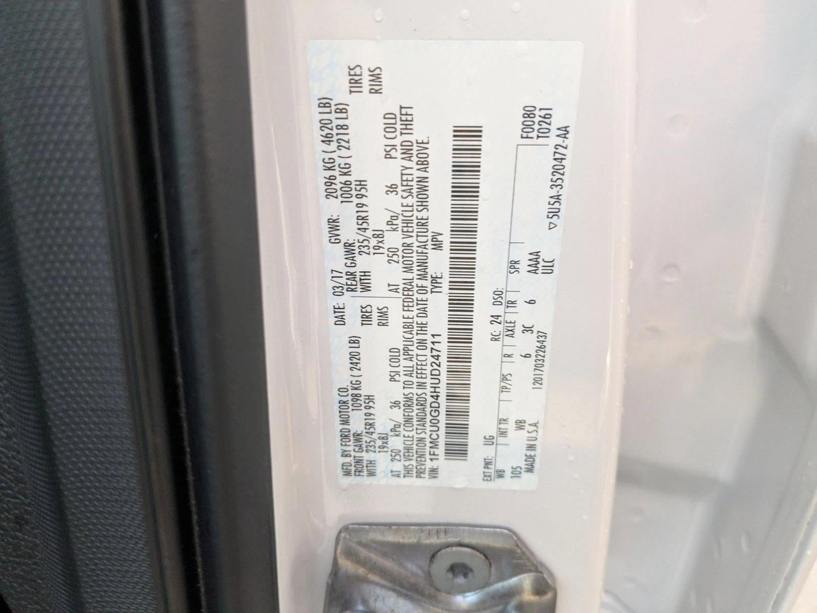 2017 Ford Escape SE FWD